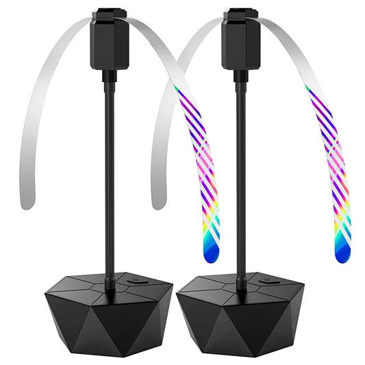 2/3Pcs Fly Fans for Tables Effective Fly Repellent Fan Keeps Flies Away with Soft Blades USB Picnic BBQ Party Fly Fans